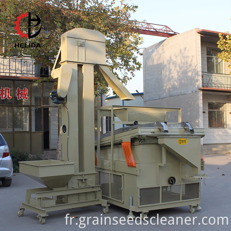 Gravity separator destoner machine